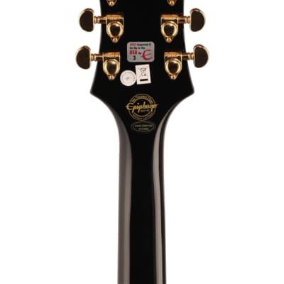 Epiphone Sheraton II Pro SemiHollowbody Electric Guitar Ebony image 7