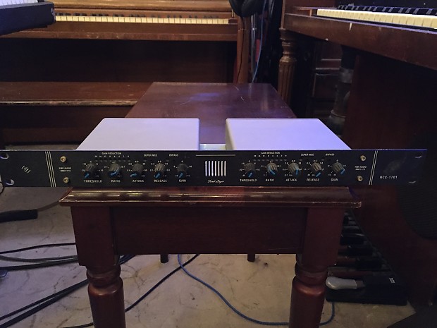 Pair of RNC Compressors - Racked w. Funk Logic Rack Tray | Reverb