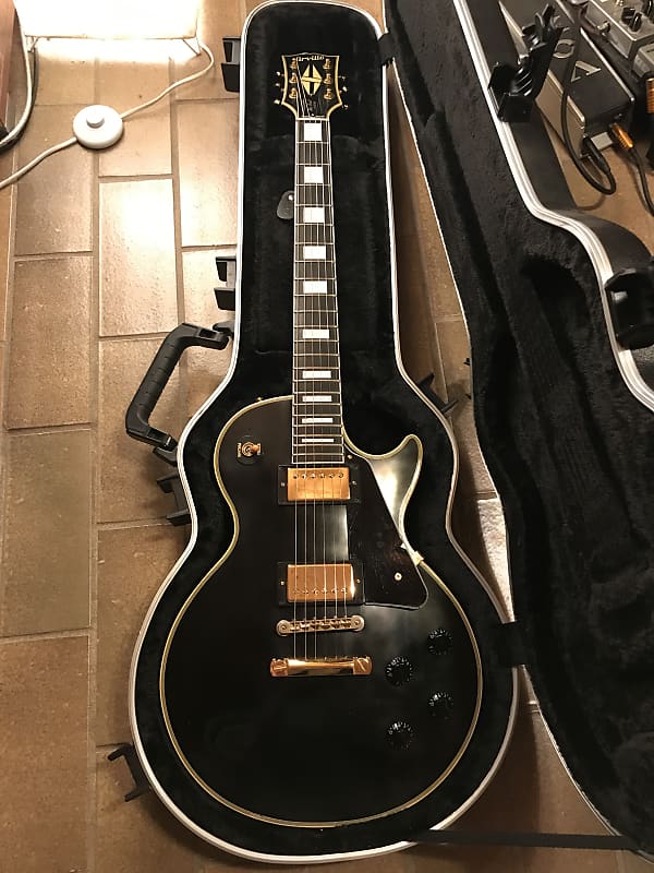 1995 Orville LPC-85 MIJ Les Paul Custom Fujigen Factory Ebony Fretboard!  Upgraded Parts! | Reverb