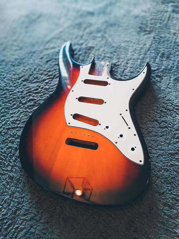 SPARE PARTS Aria STG Guitar Body Sunburst Reverb UK