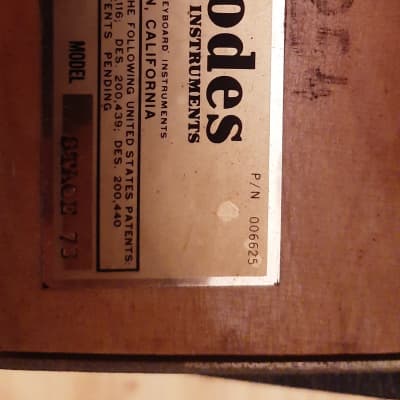 Fender Rhodes Stage Piano Mark I 73 [1975] - solid condition <VAT invoice available> image 10