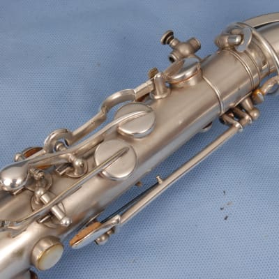 Buescher  True Tone C Melody  Silver plated Saxophone  1925 image 8