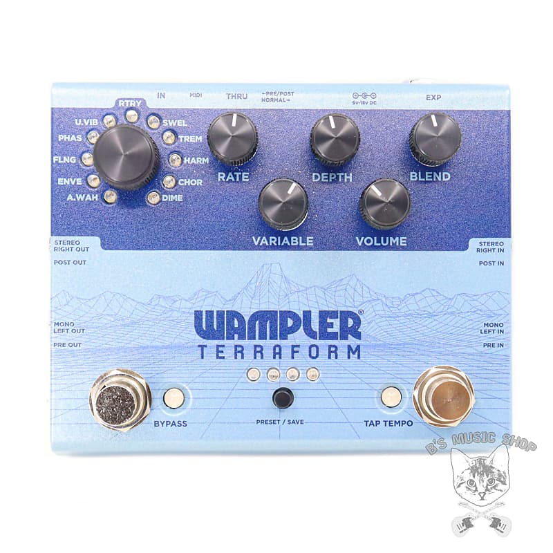Wampler Terraform Multi-Modulation Effects Box with Advanced DSP and Programmable Presets image 1