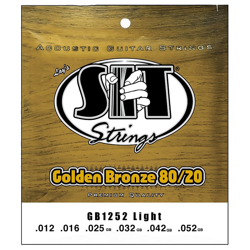 SIT Strings GB1252 Light Golden Bronze 80/20 Acoustic .012-.052 image 1