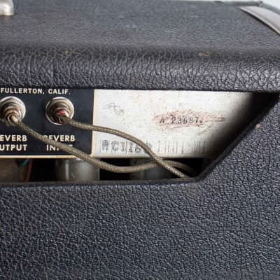 Fender  Deluxe Reverb Tube Amplifier (1967), ser. #A-23687. image 16