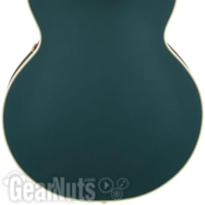 Gretsch G6659TG Players Edition Broadkaster Jr. Center Block Semi-hollowbody Electric Guitar - Cadillac Green  Bigsby Ta image 6