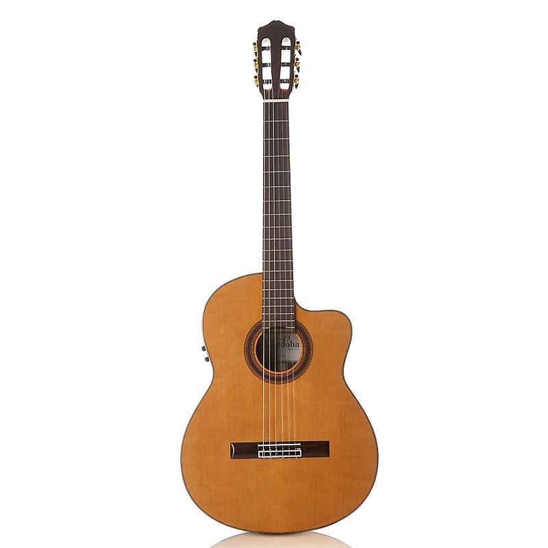 Cordoba C7-CE CD/IN Acoustic-Electric Nylon String Classical Guitar Natural image 1