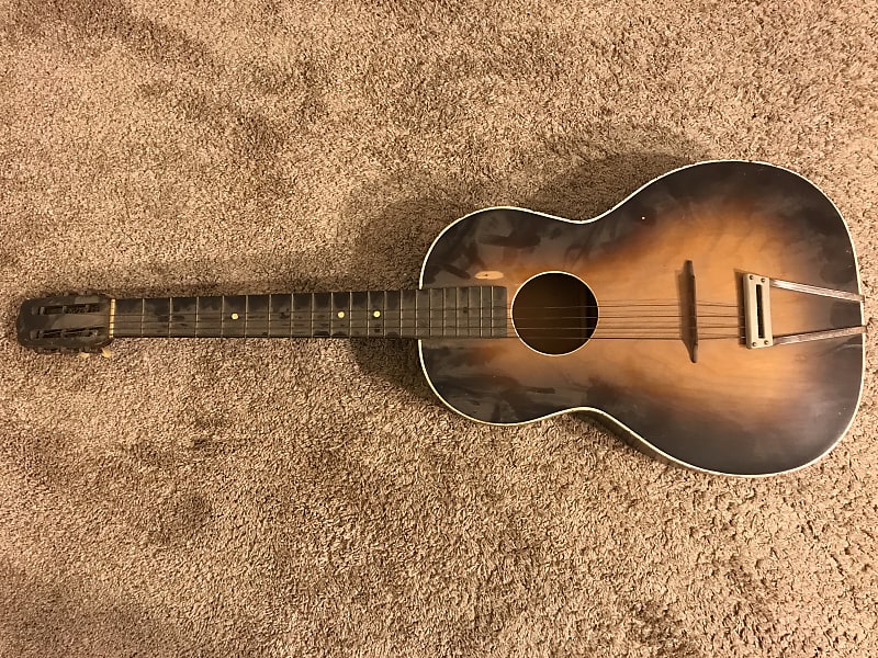 Rare Vintage Oscar Schmidt? Kunow 6-String Acoustic Guitar image 1