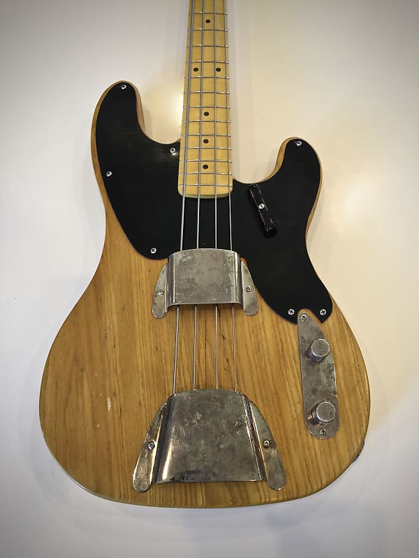 T & T Customs '51 Inspired Precision Bass 2018 Vintage Amber Satin "Alley Cat" image 1