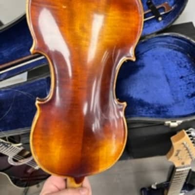anton schuster vintage violin w/ original case image 5