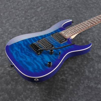 Ibanez Gio GRGA120QA Electric Guitar (Trans Blue Burst) image 5