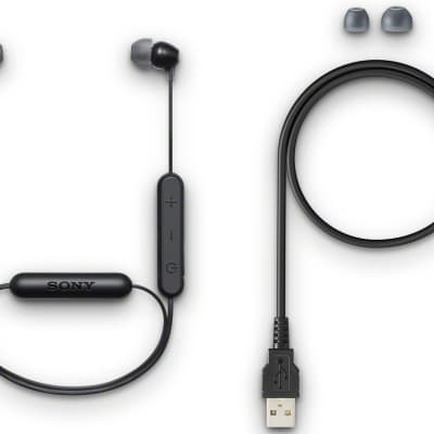 Sony WI-C300 Wireless In-Ear Headphones, Red (WIC300/R) image 5
