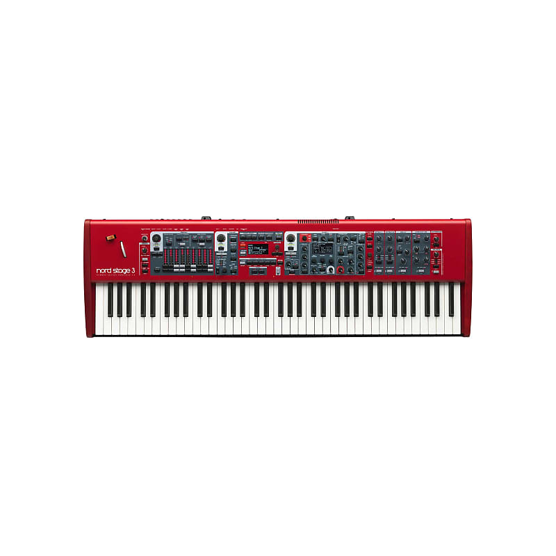 Nord Stage 3 HP76 Hammer Action Portable 76-Key Digital Piano 2017 - Present - Red image 1