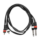 SEISMIC AUDIO - New 5' RCA to 1/4" Patch Cable Home/PA