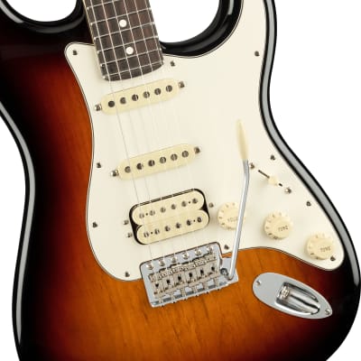 Fender American Performer Stratocaster HSS - 3-Tone Sunburst with Rosewood Finge image 3