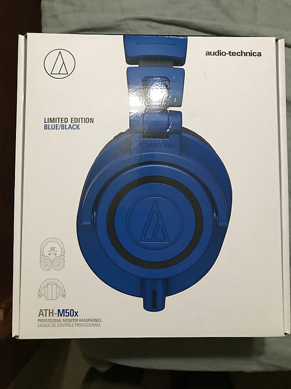 Audio Technica ATH-M50x DS Blue Monitor Wired Headphones Limited