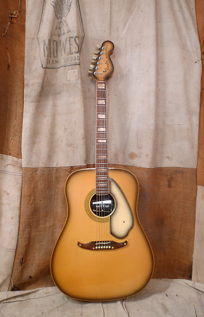 Vintage fender kingman acoustic hot sale guitar