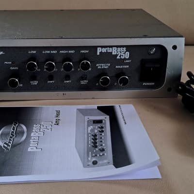 Ampeg PB-250 PortaBass 250-Watt Bass Amp Head | Reverb