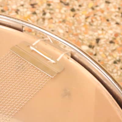 ZIM-GAR 5.5x14" Snare Drum Red Sparkle Vintage 1970's MIJ image 11