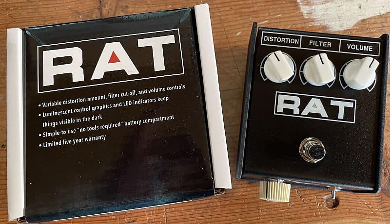(technically not quite) New ProCo RAT with Upgrades and Rare NOS 1975 LM308 IC Chip, 18v Mod image 1
