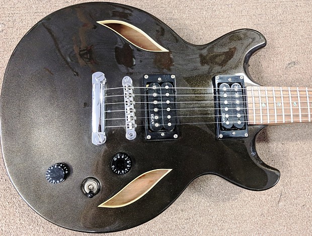 Dean Boca 6 String Semi Hollow Electric Guitar 1st Edition Gray Metallic Nice