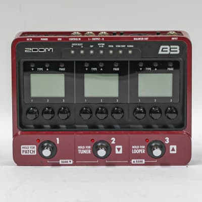 Zoom B3 Bass Effects and Amp Simulator Effect Pedal with Box and Power Supply image 2