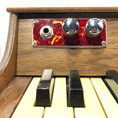 Vintage Jaymar circuitbent modified toy piano schoenhut The Classic 1970s Brown image 2