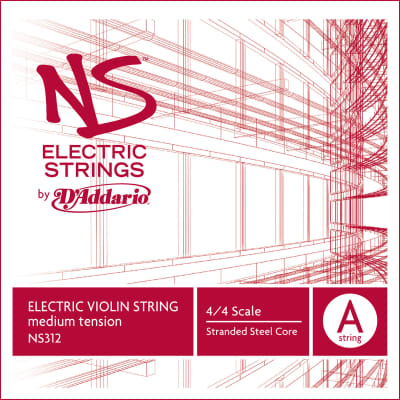 D'Addario NS312 NS 4/4 Electric Violin String - A Medium