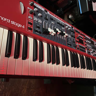 Nord Stage 4 SW73 Compact 73-Key Semi-Weighted Digital Piano 2023 - Present - Red