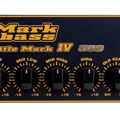 Markbass LITTLEMARK-IV-300U 300W Bass Amp Head With 4-band EQ Old School Filter for sale