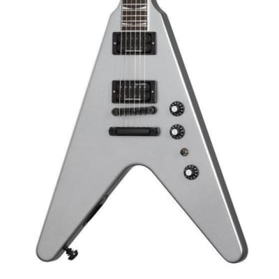 Gibson Dave Mustaine Flying V EXP Electric Guitar (Silver Metallic) for sale
