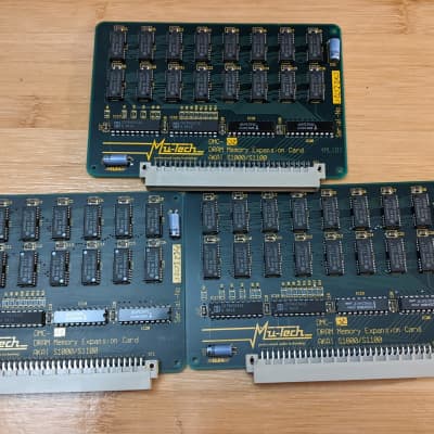 Original Mu-Tech DRAM Boards 8MB (Set of 3) compatible with Akai S1000 HD/S1100