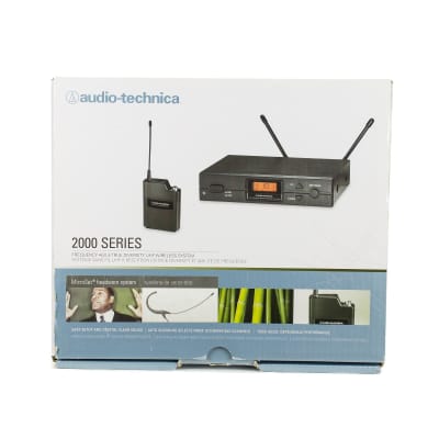 Audio Technica Wireless UHF Bodypack System With Headworn Mic image 2