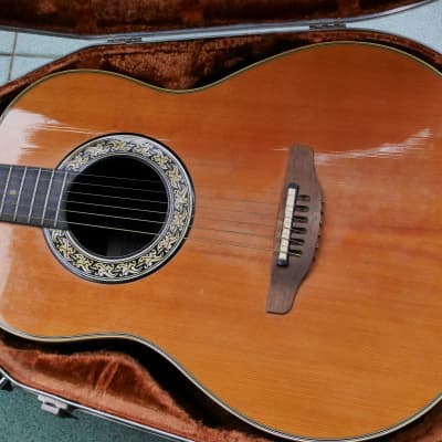 Ovation 1614 Folklore Acoustic Electric 1981 - Natural image 2