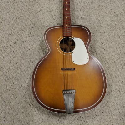 Kay N-7 Acoustic Jumbo 1950's Aged Faded Tobacco Burst for sale