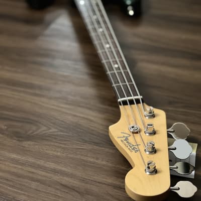 Fender Japan Traditional II 60s Precision Bass Guitar with RW FB in Aged Sherwood Green Metallic image 4