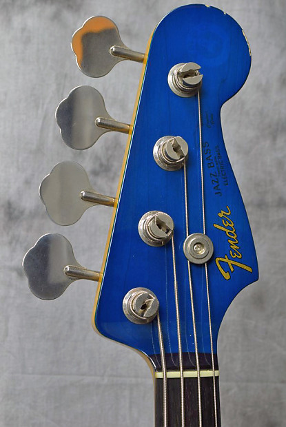 Fender Japan Jazz Bass JB62-PJ BD MH Translucent Blue | Reverb