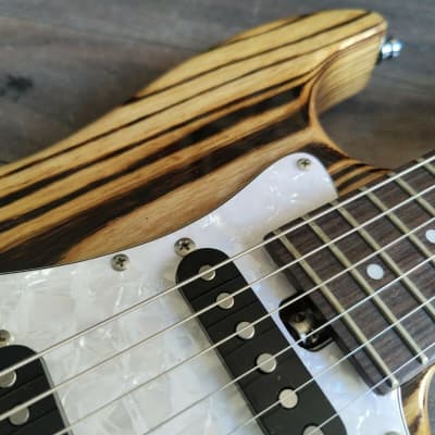 Bacchus Japan Handmade Series G-Studio (ASH DK NA-BN) HSS Stratocaster image 4