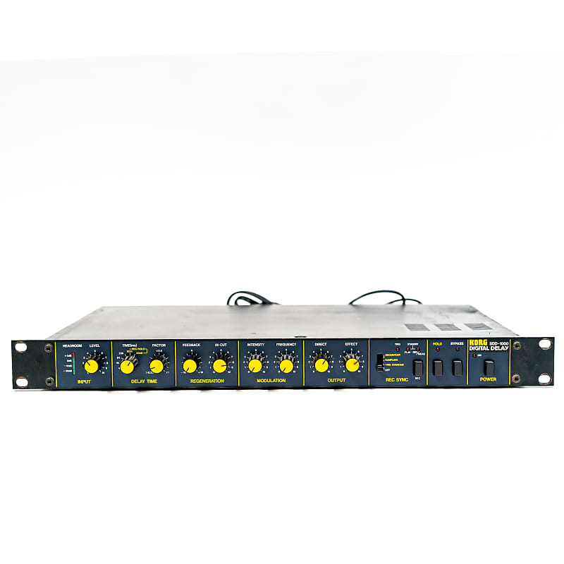 Korg SDD-1000 Digital Delay Effect Signal Processor Rackmount