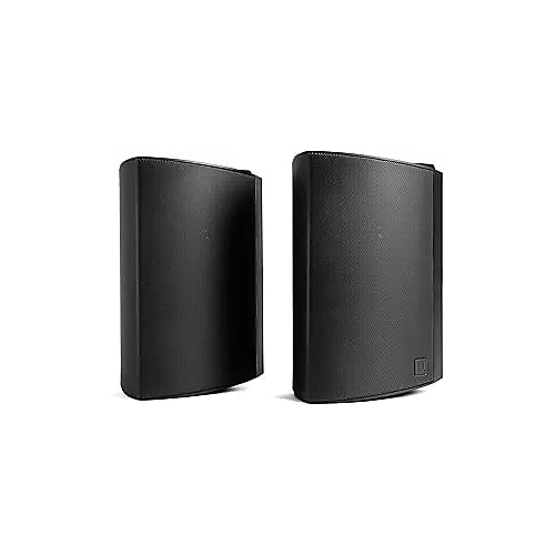 Definitive Technology Dymension AW-550 Outdoor Speaker (Black, Pair), Two-Way Surface Mount Wired Speakers, 5.25" Woofer, 1? Tweeter, & 5?x8 Passive Bass Radiator, IP66 All-Weather Outdoor Speakers image 1