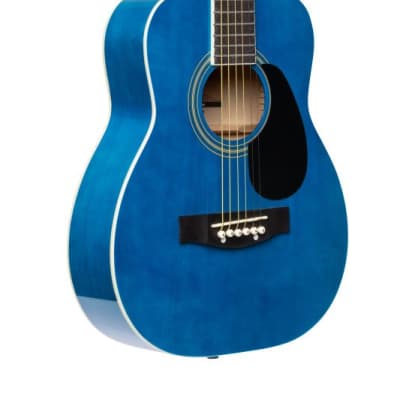 Stagg 1/2 Size Dreadnought Acoustic Guitar - Blue - SA20D 1/2 BLUE for sale
