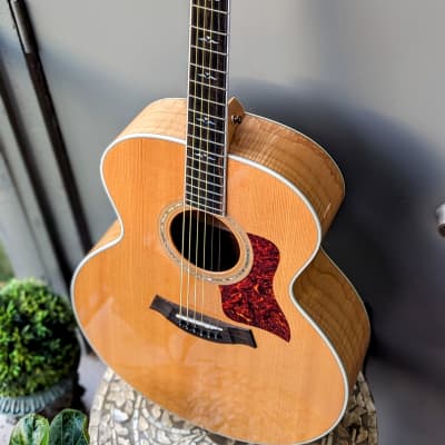 Taylor 615 1997 Solid Maple Acoustic Jumbo Guitar(Gibson J200 killer) image 4