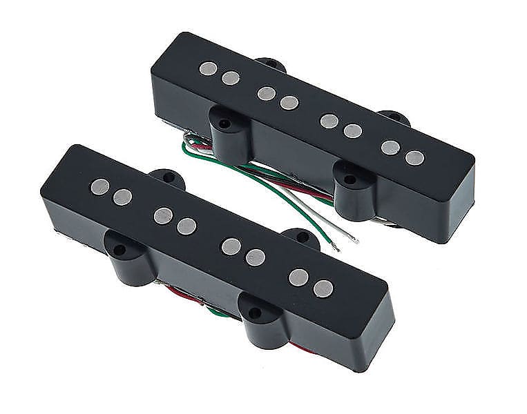 DiMarzio DP149 ULTRA JAZZ J Bass Neck and Bridge Pickups Set - BLACK