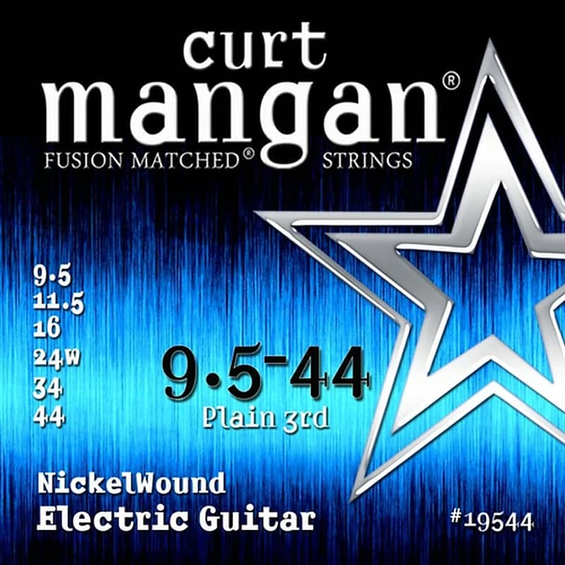 Curt Mangan 9.5-44 Nickel Wound Fusion Matched Strings image 1