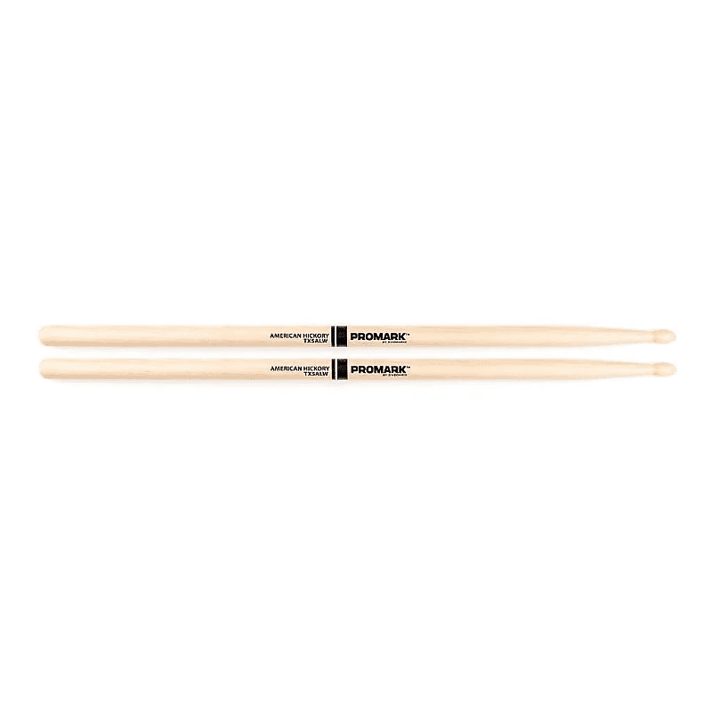 Pro-Mark TX5ALW Hickory 5AL Wood Tip Drum Sticks image 1