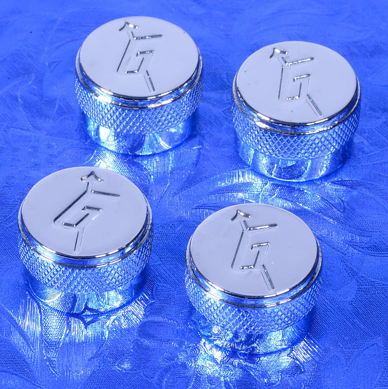 Set Of 4 Genuine Gretsch Chrome G Arrow Control Knobs For Reverb UK
