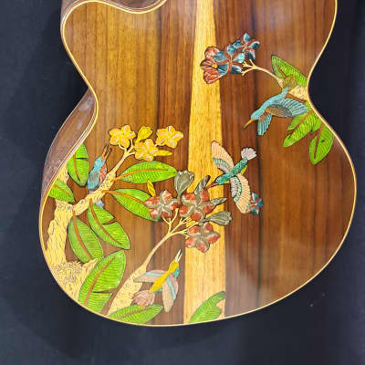Blueberry NEW IN STOCK Handmade Acoustic Guitar Grand Concert image 20