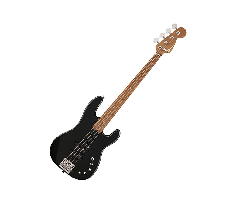 Used Charvel Pro-Mod San Dimas Bass PJ IV Metallic Black w/ Caramelized Maple FB image 1