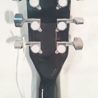 Stadium Dreadnought Style Acoustic Guitar-Black-Model ST-D-42B-w/Setup! imagen 6