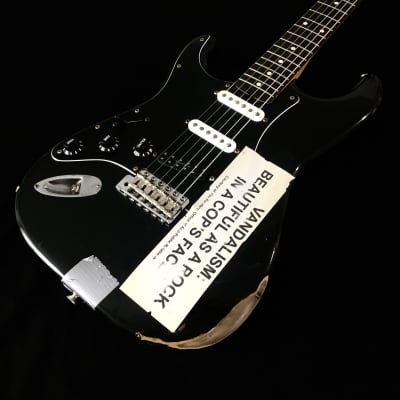 LEFTY! Vintage 1988 Fender Japan Stratocaster MIJ Relic Guitar Nirvana Cobain Strat Fuji-Gen 7.5 lb! image 10